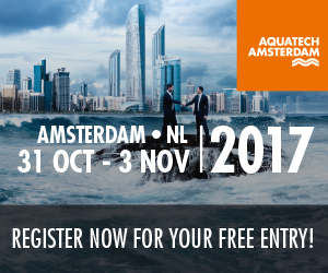 Bezoek ons op de Aquatech van 31 oktober tot 3 november 2017